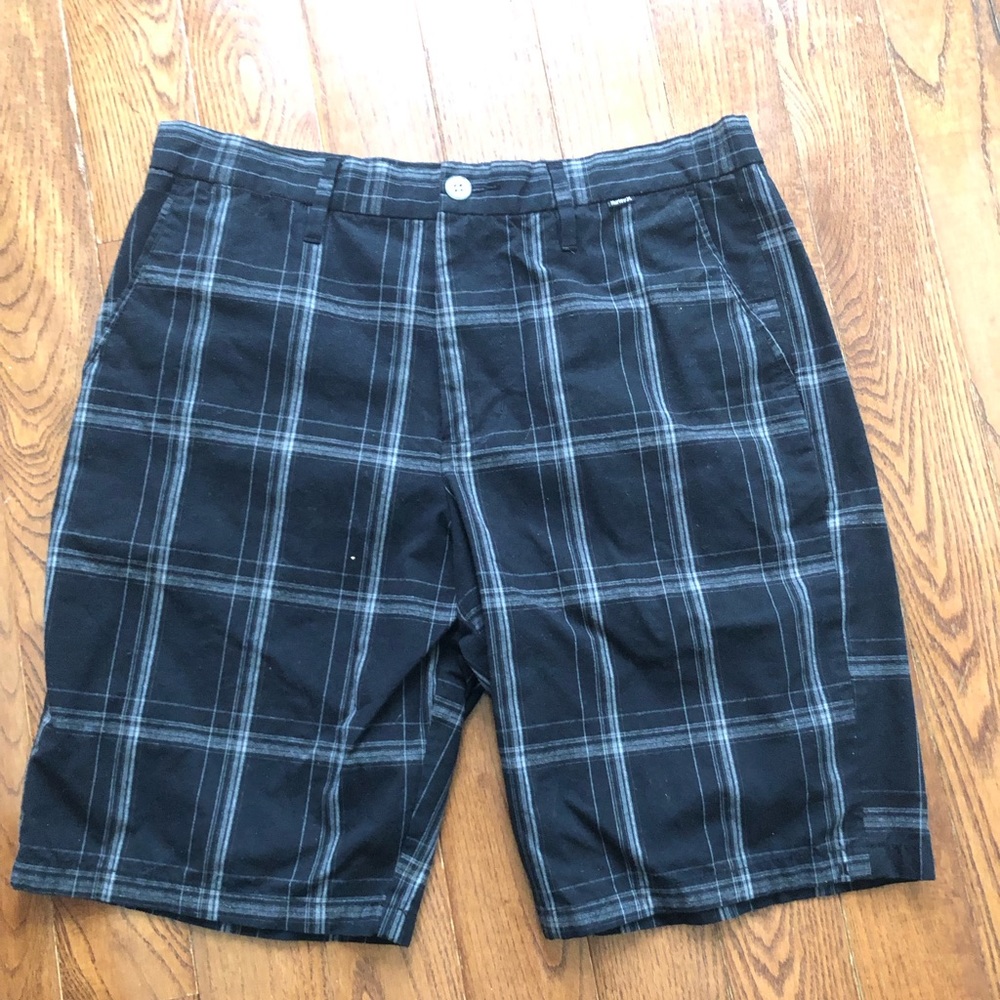 Hurley plaid shorts